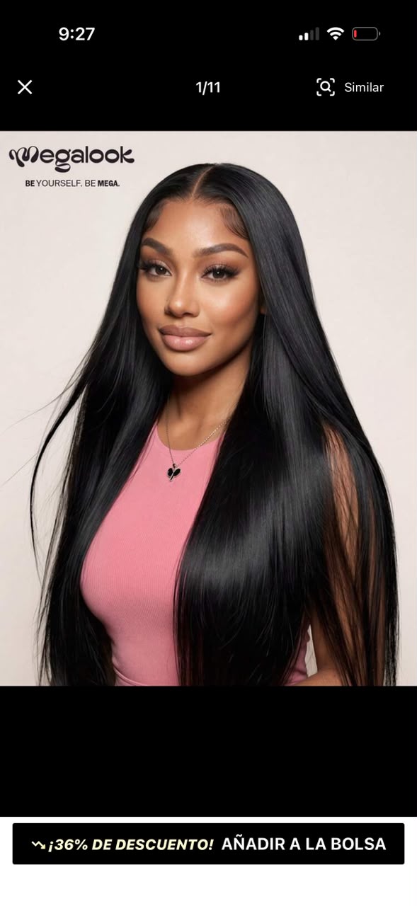 Imagen de prueba: referencia visual de cabello largo liso